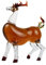CKNMEERSA Stag Antler Whiskey Decanter Elegant Reindeer Liquor Decanter Luxury Animal Wine Decanter for Bourbon, Scotch Wine Rum Carafe