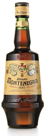 Amaro Montenegro 70cl - Liquore digestivo ottenuto da 40 erbe aromatiche. 23% vol. (Confezione da 6)
