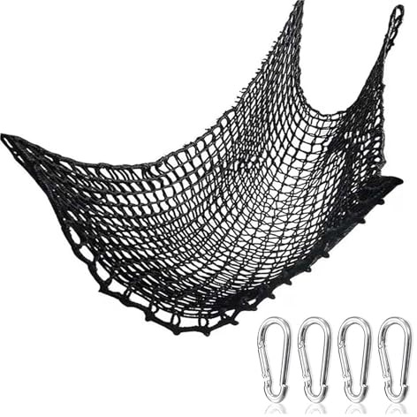 VAYEODEYU Klätternät Lekplats, Klätternät for repnät utomhus, klätternät for lekplats, 4,5 cm/5 mm skyddsnät for utomhusbalkong, mot fallande nät(1.5x1.5m/4.9x4.9ft)