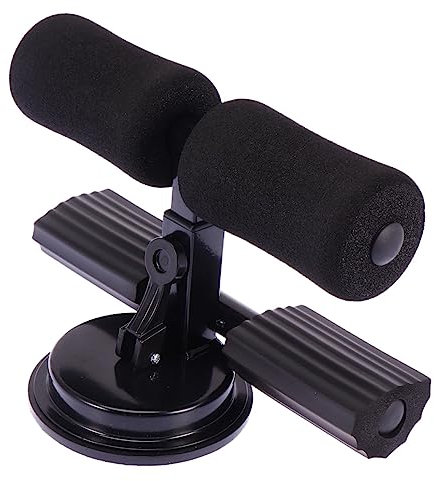 VOSAREA 1Stück Sitzwerkzeug mit Saugnapf Verstellbare Bauchunterstützung für Effektive Sit Ups und Fitnessübungen zu Hause für Glatten Böden Doppelstange