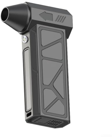 Hasaller Sopladores de ventilador de turbina de 130000 rpm, portátil, de mano, de alta velocidad, sin escobillas, ventilador de turbina, velocidades ajustables, soplador de aire eléctrico, recargable