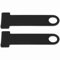 SustVita Motorcycle D - Ring Lock, Universal Stainless Steel Helmet Strap for Secure Motorcycle and Scooter Use (Black)