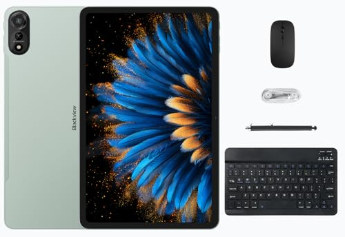 Blackview MEGA 2 | 12″ 2K+ 60Hz | 24GB RAM + 256GB (2TB) | Verde muschio | 9000 mAh | 16MP + 8MP | Dual SIM | GPS | Wi-Fi & LTE | 2 anni di garanzia | Include tastiera Bluetooth e mouse wireless