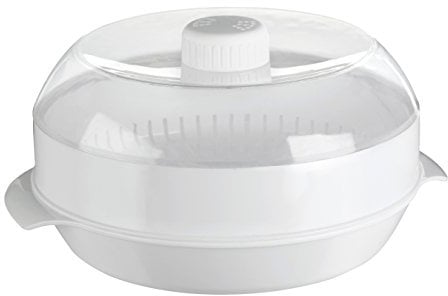 Premier Housewares Microwave Steamer, White