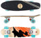 FunTomia Mini-Board Cruiser Skateboard 57cm aus 7-lagigem kanadischem Ahornholz inkl. ABEC-9 Kugellager - mit oder Ohne LED Rollen