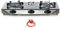 NJ NGB-S3 Indoor Gas Stove 3 burners Cooker Black Glass Hob LPG 7.8kW Regulator Set (Propane 37mbar Screw-on)