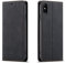 QLTYPRI Hülle für iPhone X iPhone XS, Premium Dünne Ledertasche Handyhülle mit Kartenfach Ständer Flip Schutzhülle Kompatibel mit iPhone X iPhone XS (5,8 Zoll) - Schwarz