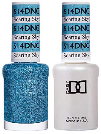 DND Duo Gel & Nail Polish Set - Soaring Sky 514-2x15ml