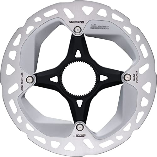 SHIMANO RT-MT800 Centerlock Disc Rotor Grey, Internal Serration Lockring, 140mm