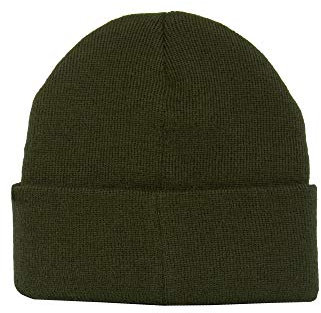 King Kerosin Herren Beanie | Strickmütze | Front Patch | Vintage Optik Gasoline