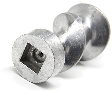 Jxjamp Fleischwolf Schraube 117mm Fleischwolf Schnecke Ersatzteile Fit #8 Einseitiges Messer für Philips HR2730 HR2733 HR2735 HR2741 HR2742 HR2743