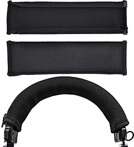 V-MOTA Ohrpolster kompatibel mit Audio-Technica ATH M50X, M50XBT, M50, M40X, M30, M20 Over-Ear-Kopfhörern, Ersatzkissen, Reparaturteile (1 Paar) (Kopfpolster, 1 Stück, schwarz)