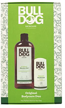 Bulldog Skincare Original Bodycare Duo, Geschenkset für Männer, 710 g