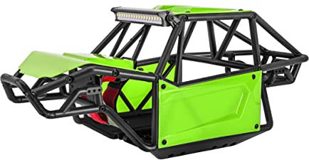 INJORA Rock Buggy Karosserie Chassis Kit für Axial SCX10 II 90046 UTB10 Capra 1/10 RC Crawler Auto, Nylon(Grün)