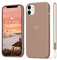 Mitetabo für iPhone 11 Hülle Gold Liebesherz,Handyhülle iPhone 11 Mädchen Case Weich Silikon Slim Stoßfest Kratzfeste Süßes Gold Love Schutzhülle für iPhone 11 6.1 braun