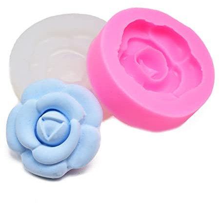 Fondant Formen 5 Stück Kamelienform Fondant Creme Biskuit Mousse Torte Gips Silikon Form DIY Backutensilien