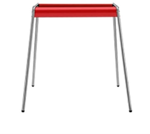 Gasgrill BBQ Grill im Freien Zuhause tragbarer Grill Holzkohlegrill Ständer Camping Picknick Reise Kochen (Rojo)