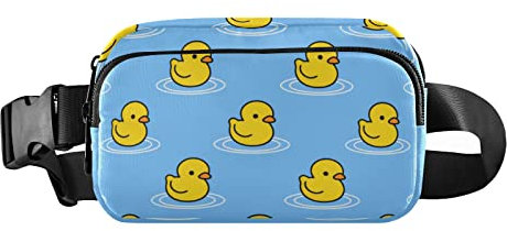 Enten-Bauchtasche für Damen und Herren, Crossbody-Gürteltasche, modische Gürteltasche, Geldbörse mit verstellbarem Riemen, Bauchtasche für Outdoor, Einkaufen, Reisen, Mehrfarbig, Large