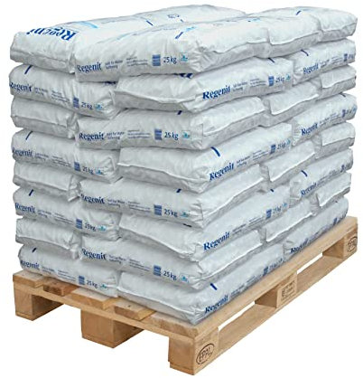 REGENIT® von AGUALEVE®: Salztabletten für Wasserenthärtungsanlagen 40x 25kg (ganze Palette) | Regeneriersalz Siedesalztabletten | Wasserenthärtung Enthärtungsanlage