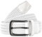 Bon4Extrao Elastischer Gürtel Herren, Flechtgürtel Herren und Damen ohne Löcher 35mm Stretchgürtel, Elastisch nach Belieben, Angenehm zu Tragen, Weiß