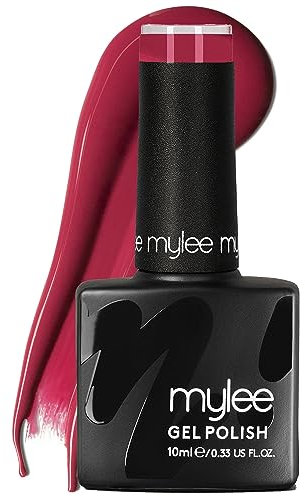 Mylee Gel Nail Polish 10ml [Solar Flare] UV/LED Soak-Off Nail Art Manicure Pedicure for Professional, Salon & Home Use [Autumn/Winter 2023] - Long Lasting & Easy to Apply