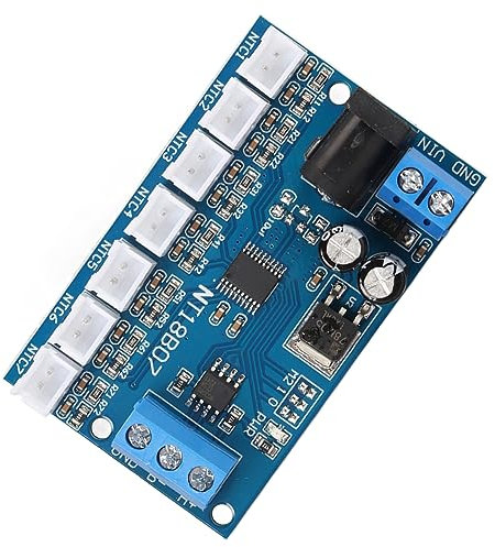 Hiraith RS485-Modul, NTC-Temperatursensor Einfache Installation 7-Kanal-RS485-Karte MODBUS RTU Papierloser Rekorder Computer