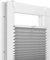 Fenster DEKOR - Plissee Klemmfix ohne Bohren Breite 115 cm x Höhe 200 cm - Fenster Plissees innen Grau - Faltrollo blickdicht - Faltrollos einfach zu montieren - Blissett Rollo