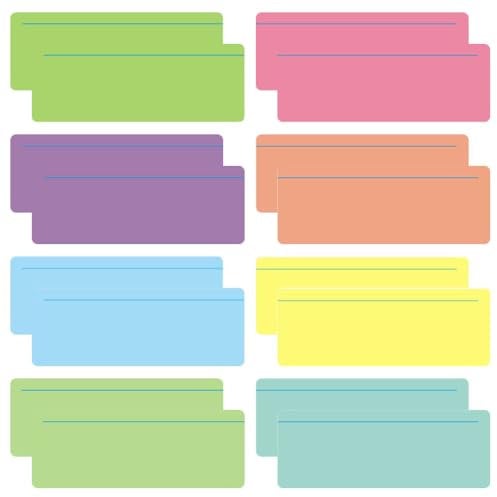 ShaMyiuCnz 16 Pcs Reading Guided Strips Colored Dyslexia Overlays Rulers Overlay Reading Strips Visual Aids Reading Ruler for Dyslexia and to Reduce Visual Stress
