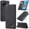 SLWYF Handyhülle für Oppo F19/F19S/A74 4G/A95 4G/Reno6 Lite Hülle, PU Leder Flip Tasche Klappbar Magnet Wallet Lederhülle, Silikon Bumper Klapphülle Case mit Kartenfäch für Oppo F19/A74 4G, Schwarz