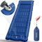 ZHHGOO Colchon Hinchable Camping,Esterilla Hinchable Camping con Bomba de Pie para Exteriores,Espesor Colchon Inflable Camping con Almohada,Senderismo,Playa,Camping