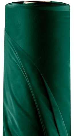 Filumi Stoff Meterware 1m, Breite 3m, Dunkel grün, Samtstoff, Stoffe zum Nähen, Vorhangstoff, Polsterstoff, Möbelstoff, Stoff für Kissenbezüge, stoffhose Velto