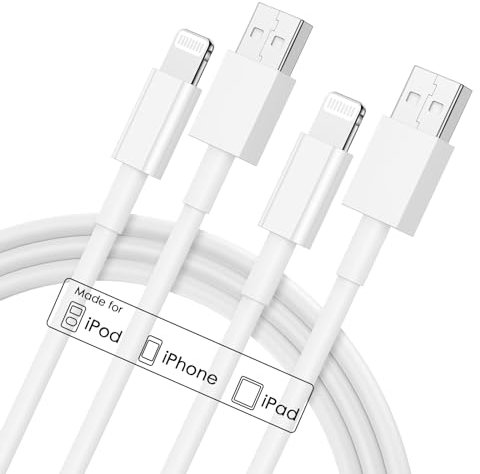 iPhone Charger Cable 3M, [ Apple MFi Certified ] iphone Charging Lead Long USB to Lightning Cable, 10ft Original iPhone Fast Charger Wire for Apple iphone 14 Pro Max/13/12/11/X/6 Plus/5S/mini/SE iPad
