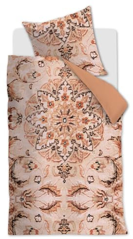 at Home Renforcé-Bettwäsche-Garnitur Persian Rug Farbe Natural Größe 155x220+80x80