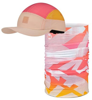 Buff Bundle 5 Panel Go Cap + Coolnet UV Multifunktionstuch Unisex Erwachsene