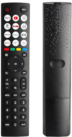 Telecomando Compatibile Con Hisense Smart TV VIDAA LCD LED UHD TV 55E7HQ 50E77HQ 55E77HQ 55U8HQ 65U7HQ Sostituzione Controllore Con PrimeVideo NETFLIX Pulsanti, Nessuna configurazione necessaria