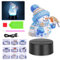 Starnearby DIY Diamond Painting Schneemann Lampe, Doppelseitig Diamond Painting Nachtlicht Bastelset Mädchen, Diamond Painting Weihnachten Deko Diamantmalerei Kunst Set Ornamente Hausgeschenk Deko
