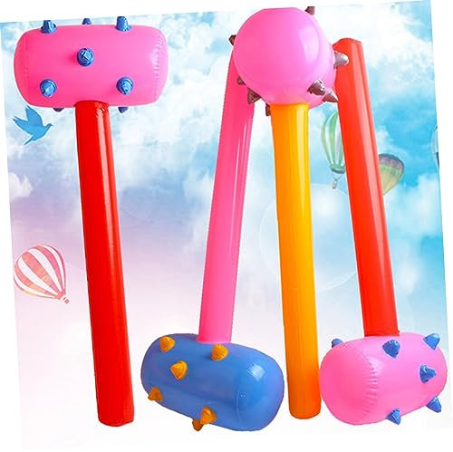 BESTonZON 2St Kinderhammer Spielzeug für Kinder Stock aufblasen Hammer aufblasen aufblasbarer Stock aufblasbarer hammer kinderspielzeug Aufblasbarer PVC-Hammer aufblasbares Spielzeug(30x67cm, Farbausw