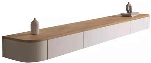 LBLFEBD Meuble TV Flottant Meuble TV Mural Meuble TV Flottant Meuble TV avec Rangement Meuble TV Mural Console multimédia Compartiment de Rangement Multiple pour Salon, Chambre