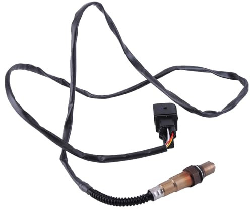 ISAKEN 0258007351Lambdasonde Regelsonde Sensor vor Katalysator für Golf 4 Bora 1J 1.4 16V 1.6 2.0 O2 Sauerstoffsensor 06A906262AF O2 Sensor Vor Kat