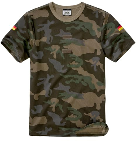 BWuM Bundeswehr Tropenshirt Camouflage mit Flaggen & Klett