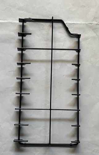 GRIGLIA COMPATIBILE CON Piano Cottura rex,zanussi LATO DESTRO (Misura 450mm x 210mm, Alta 47mm) COMPLETA DI GOMMINI COD.P4496 (MADE IN ITALY)
