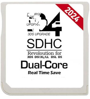 Adecuado para tarjeta 3DS DSL XL/LL 2024 R-4 SDHC, tarjeta de juego de tarjetas, tarjeta de memoria digital, tarjeta flash, accesorios para juegos, tarjeta portátil (blanco)