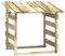 Pergola con tetto 100 x 90 x 100 cm in legno di pino impregnato – Giardinaggio durevole per terrazza e giardino – Perfetto per aree esterne