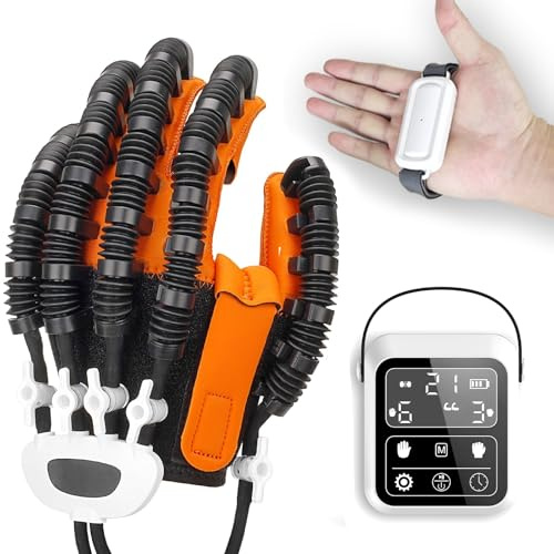 Rehabilitation Roboter Handschuhe für Hemiplegie Schlaganfall Rehabilitation Handschuhe Schlaganfall Recovery Equipment Finger und Handfunktion Rehabilitation Trainer Hand Reha Roboterhandschuhe für