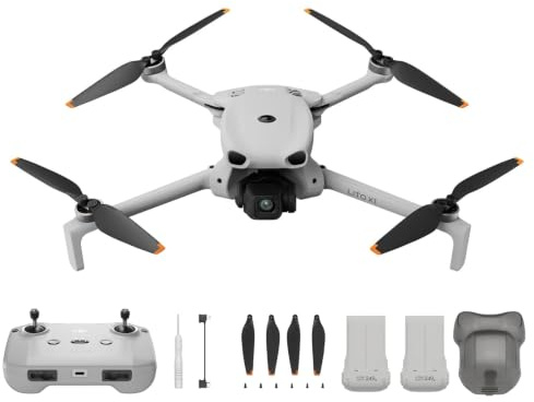 DJI Lito X1 Combo mit 2 Akkus Bundle mit Zubehör, 4K Kameradrohne | Hinderniserkennung, ActiveTrack, 1/1,3-Zoll-Sensor, Leicht, 15 km Videoübertragung, C0
