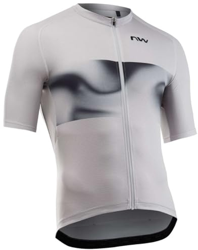 Northwave Force Evo Gravel/Rennrad Fahrradtrikot kurz grau 2026