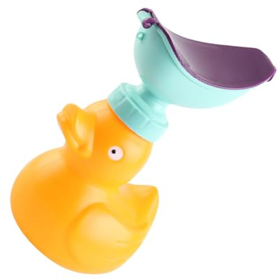 FIXOSHEE Urinoir Portable pour Garçon et Filles Garçon et Filles Petit Modèle Plastique Léger Usage Voyage Voiture Sortie Pot D’urgence Pratique Couleur Aléatoire