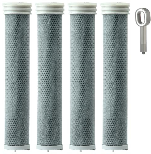 Aktivkohlefilter,Ersatzfilter für Duschkopf mit Aktivkohle, 4 Stück | Entfernt Chlor, Kalk, Bakterien – Wasserfilter für Haut & Haar – Kompatibel mit Doodle Duschkopf