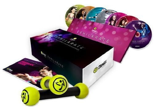 Zumba Fitness: Exhilarate! 7 DVD SET + Toning Sticks
