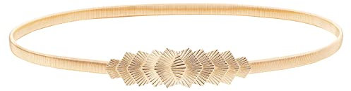 BABEYOND Cintura per Vestito Donna Decorativa Elegante, Cintura Elastica Metallo (Style-5)